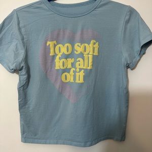 Taylor Swift Midnights Too Soft for All of It Baby Tee size XL
